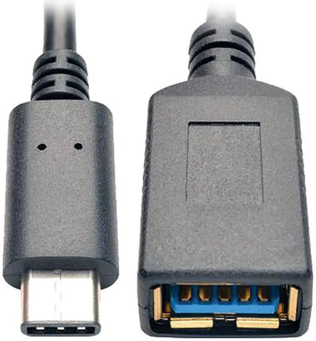 Main image of Tripp Lite USB 3.1 Gen 1 (5 Gbps) Adapter Cable, USB Type-C (USB-C) to USB Type-A M/F, 6-in. (U428-06N-F)