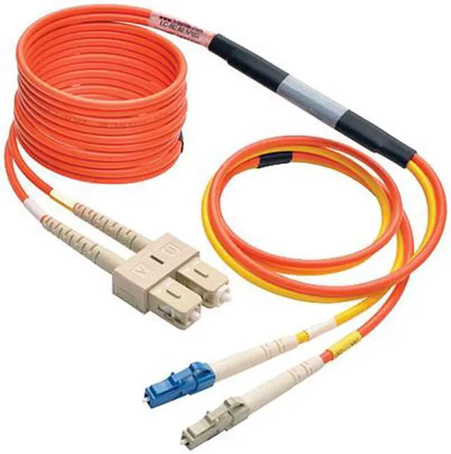 Alt view image 2 of 2 - Tripp Lite N425-03M 9.84 ft. Fiber Optic Mode Conditioning Patch Cable (LC Mode Conditioning to SC) Male to Male