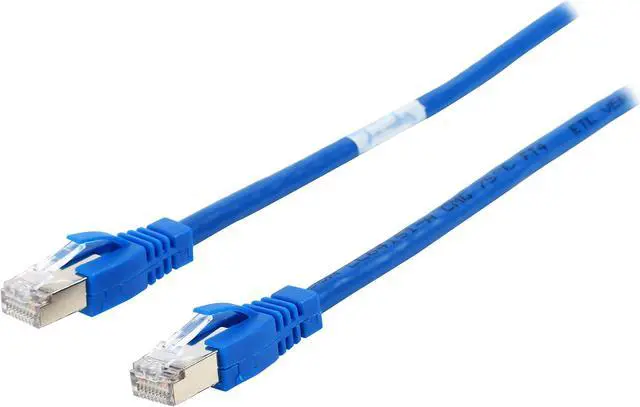 Main image of TRIPP LITE N262-010-BL 10 ft. Cat 6A Blue Shielded Augmented Cat6 (Cat6a) Shielded (STP) Snagless 10G Certified Patch Cable, (RJ45 M/M)