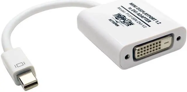 Main image of Tripp Lite Keyspan Mini DisplayPort 1.2 to DVI Active Adapter Converter, Thunderbolt 1 & 2 Compatible (Mini-DP Male to DVI Female), 6-in. (P137-06N-DVI-V2)