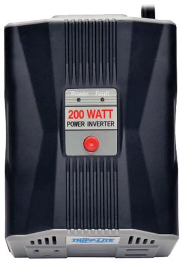 Alt view image 4 of 6 - Tripp Lite 200W Car Power Inverter with Outlet & 2 USB Charging Ports, Ultra-Compact (PV200USB)
