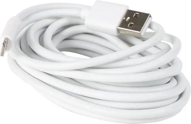 Alt view image 2 of 3 - Tripp Lite M100-010-WH White USB Sync/Charge Cable with Lightning Connector, White, 10 ft. (3 m)