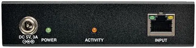 Alt view image 2 of 4 - Tripp Lite BHDBT-R-SI-LR HDBaseT HDMI over Cat5e/6/6a Extender Receiver, Serial and IR, 4K x 2K UHD/1080p, Up to 328 ft.