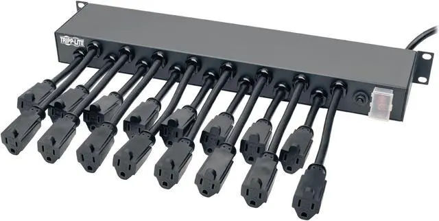 Main image of TRIPP LITE PS1916D1U 16 Outlets Power Strip 100V AC; 110V AC; 115V AC; 120V AC; 127V AC Input Voltage 15 ft. Cord Length