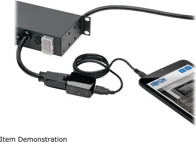 Alt view image 4 of 4 - TRIPP LITE PS1916D1U 16 Outlets Power Strip 100V AC; 110V AC; 115V AC; 120V AC; 127V AC Input Voltage 15 ft. Cord Length