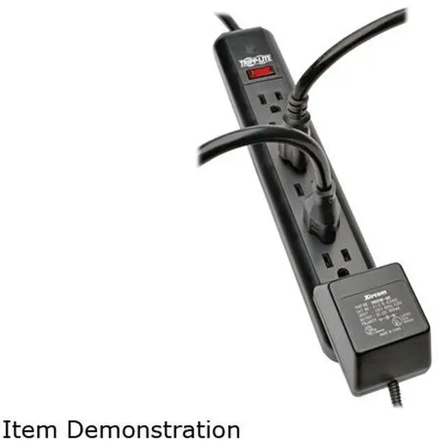 Alt view image 5 of 5 - Tripp Lite 7-Outlet Power Strip, 25 ft. Cord, Black Housing (PS725B)
