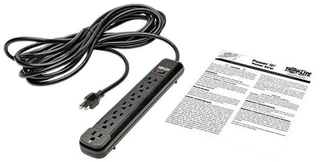 Alt view image 4 of 5 - Tripp Lite 7-Outlet Power Strip, 25 ft. Cord, Black Housing (PS725B)