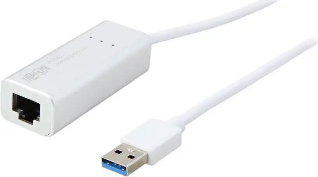 Main image of Tripp Lite U336-000-GB-AL USB 3.0 SuperSpeed to Gigabit Ethernet NIC Network Adapter, 10/100/1000, Plug and Play, Aluminum