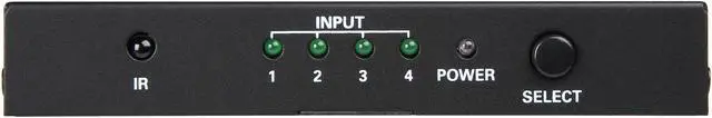 Alt view image 3 of 7 - Tripp Lite 4-Port HDMI Switch for Video and Audio, 4K x 2K UHD @ 60 Hz (HDMI F/4xF) with Remote Control (B119-004-UHD)