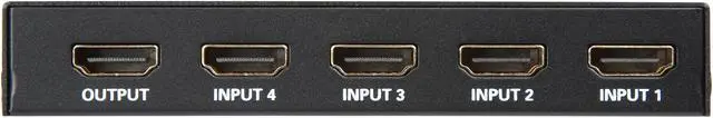 Alt view image 5 of 7 - Tripp Lite 4-Port HDMI Switch for Video and Audio, 4K x 2K UHD @ 60 Hz (HDMI F/4xF) with Remote Control (B119-004-UHD)