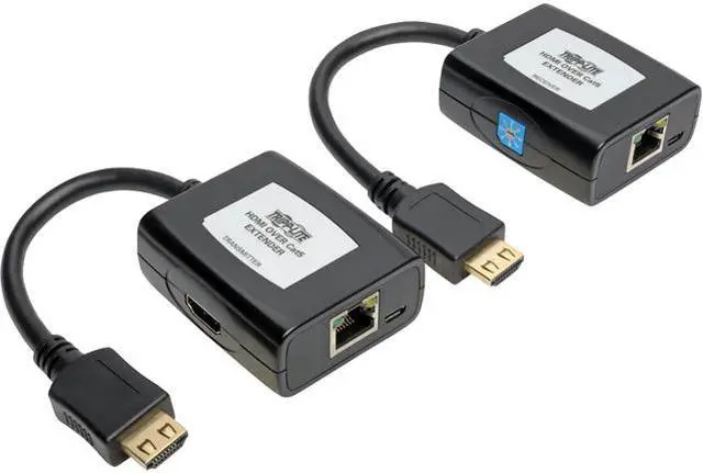 Main image of Tripp Lite HDMI over Cat5/Cat6 Active Extender Kit, Transmitter & Receiver, 1080p @ 60 Hz, USB Powered, Up to 125-ft. (B126-1A1-U)
