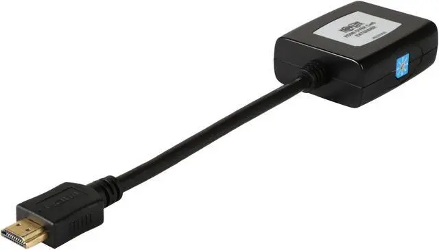 Alt view image 2 of 3 - Tripp Lite HDMI over Cat5/Cat6 Active Extender, Pigtail-Style Receiver for Video and Audio, 1080p @ 60 Hz, USB Powered (B126-1A0-U)