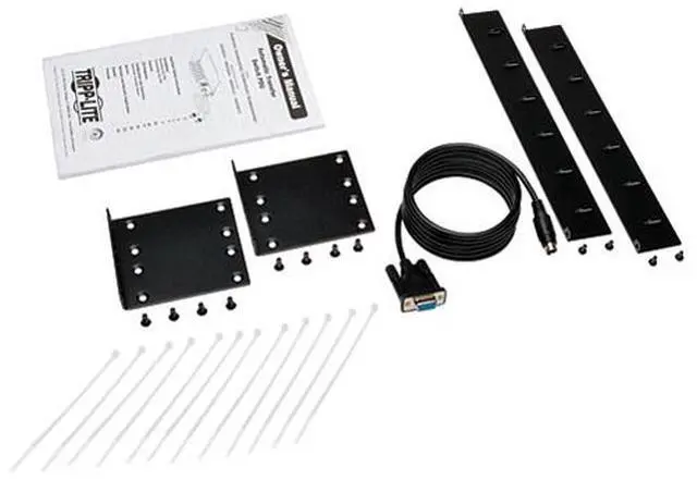 Alt view image 7 of 7 - Tripp Lite ATS/Switched PDU, 7.4kW Single-Phase 230V Outlets (16 C13 & 2 C19), 2 IEC309 32A Blue Cords, 2U Rack-Mount (PDUMH32HVATNET)