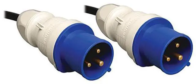 Alt view image 6 of 7 - Tripp Lite ATS/Switched PDU, 7.4kW Single-Phase 230V Outlets (16 C13 & 2 C19), 2 IEC309 32A Blue Cords, 2U Rack-Mount (PDUMH32HVATNET)