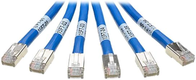 Alt view image 2 of 2 - TRIPP LITE N261-015-6MM-BL 15 ft. Cat Cat6/Cat6a Blue Augmented Pre-Terminated Copper Trunk Bundle, (6x) RJ45 (M/M)