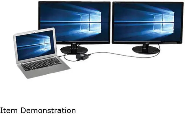 Alt view image 5 of 5 - Tripp Lite B155-002-DP-V2 2-Port Mini DisplayPort 1.2 to DisplayPort Multi-Stream Transport (MST) Hub, 3840 x 2160 (4K x 2K)