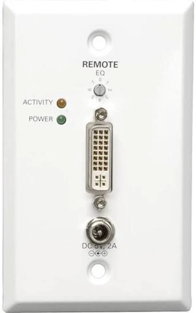 Main image of Tripp Lite B140-1A0-WP-1 DVI Over Cat5/6 Extender Video Wallplate Receiver 1920x1080 60Hz