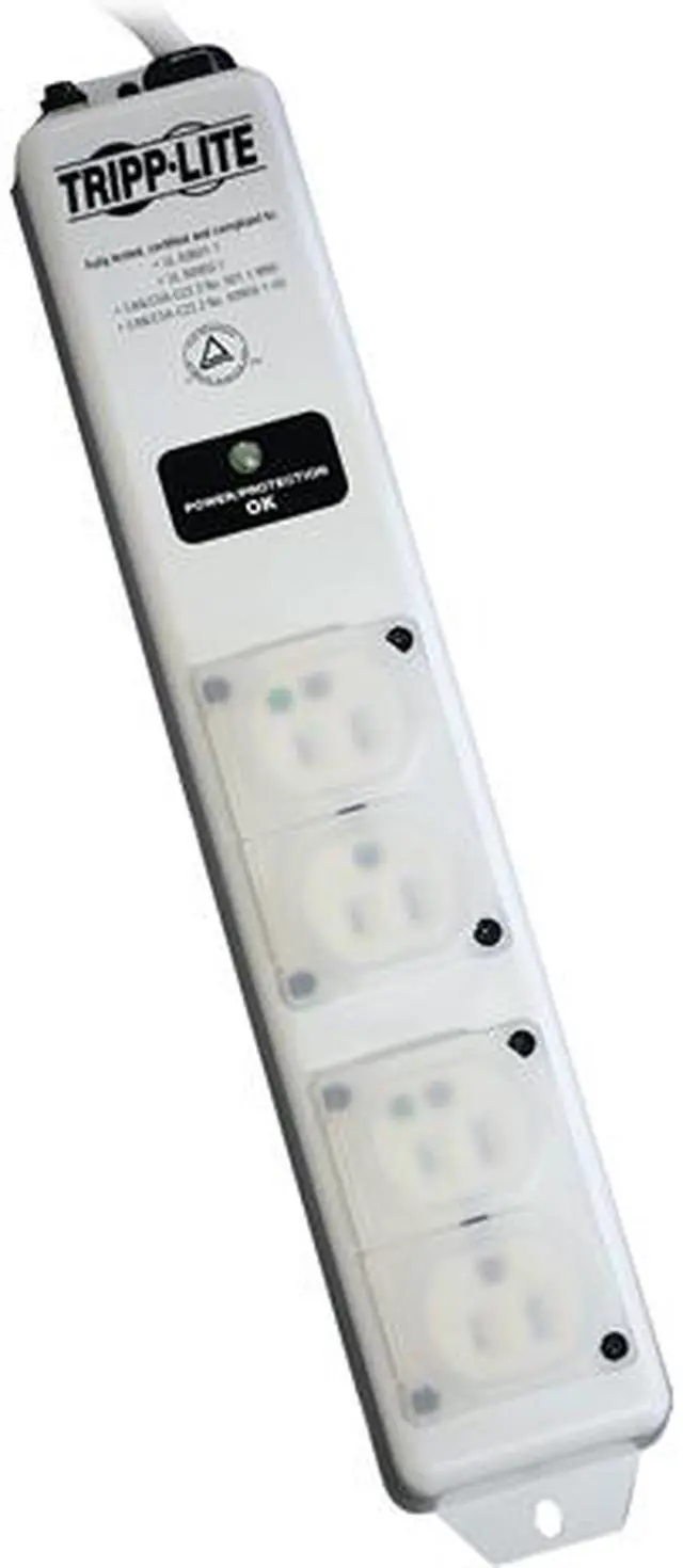 Main image of Tripp Lite Medical-Grade Surge Protector Power Strip, 4 Hospital-Grade Outlets, 6 Feet Cord, For Patient-Care Vicinity- UL60601-1 (SPS406HGULTRA)