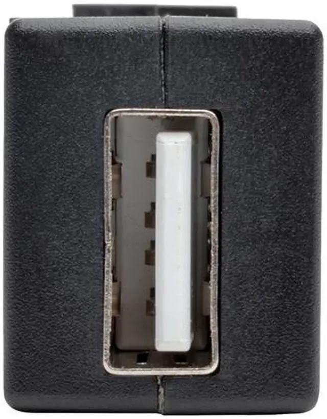 Alt view image 5 of 6 - Tripp Lite U060-000-KP-BK USB 2.0 All-in-One Keystone/Panel Mount Coupler (F/F), Black