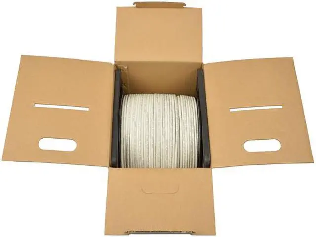 Alt view image 3 of 3 - Tripp Lite Cat6 Gigabit Bulk Solid-Core Plenum-Rated CMP Cable, White, 1000 ft. (N224-01K-WH)