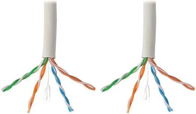 Alt view image 2 of 3 - Tripp Lite Cat6 Gigabit Bulk Solid-Core PVC Cable, White, 1000 ft. (N222-01K-WH)