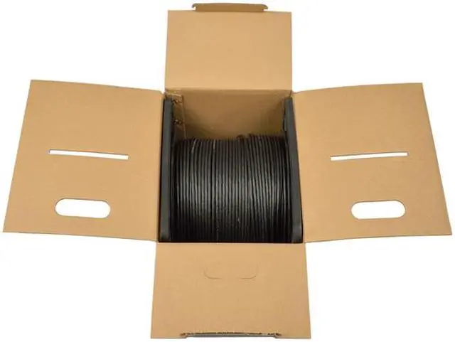 Alt view image 3 of 3 - TRIPP LITE N224-01K-BK 1000 ft. Cat 6 Black Gigabit Bulk Solid-Core Plenum-Rated PVC Cable