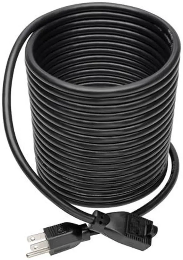 Alt view image 2 of 7 - Tripp Lite Standard Power Extension Cord, 13A, 16 AWG (NEMA 5-15P to NEMA 5-15R), 25 ft. (P024-025-13A)
