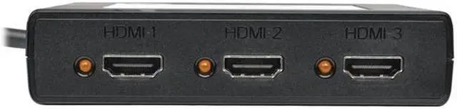 Alt view image 7 of 10 - Tripp Lite B156-003-HD-V2 3-Port DisplayPort 1.2 to HDMI Multi-Stream Transport (MST) Hub, 3840 x 2160 (4K x 2K) UHD