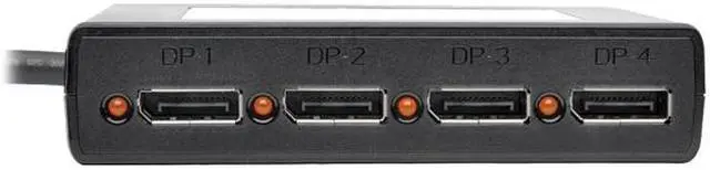 Alt view image 2 of 5 - Tripp Lite B156-004-V2 4-Port DisplayPort 1.2 Multi-Stream Transport (MST) Hub, 3840 x 2160 (4K x 2K) UHD
