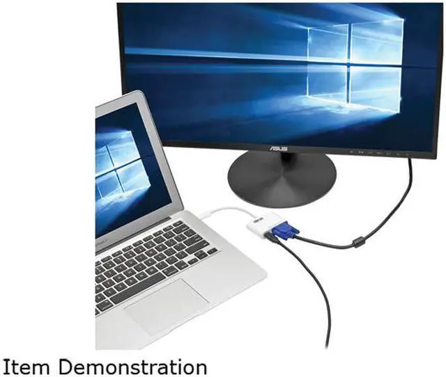 Alt view image 4 of 4 - Tripp Lite USB C to VGA Adapter Converter w/ PD Charging,USB Type C to VGA (U444-06N-V-C)