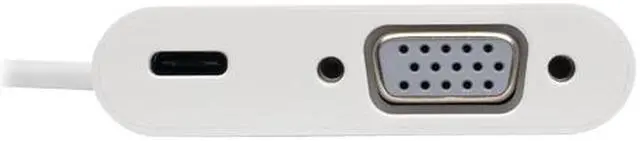 Alt view image 2 of 4 - Tripp Lite USB C to VGA Adapter Converter w/ PD Charging,USB Type C to VGA (U444-06N-V-C)