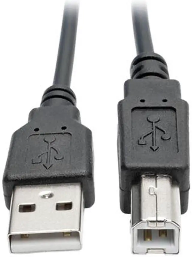 Alt view image 2 of 2 - Tripp Lite U022-010-COIL Black USB 2.0 Hi-Speed A/B Coiled Cable (M/M)