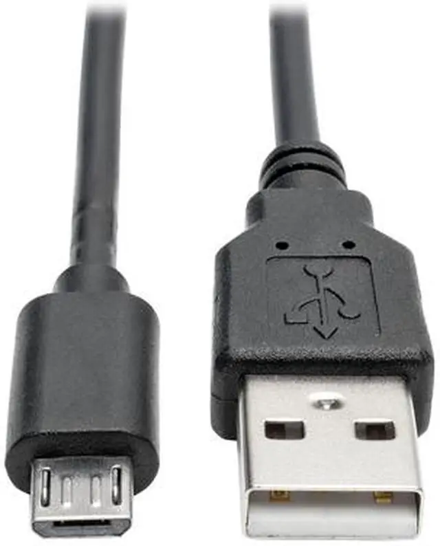 Alt view image 2 of 2 - Tripp Lite U050-006-COIL Black USB 2.0 Hi-Speed A to Micro-B Coiled Cable (M/M)