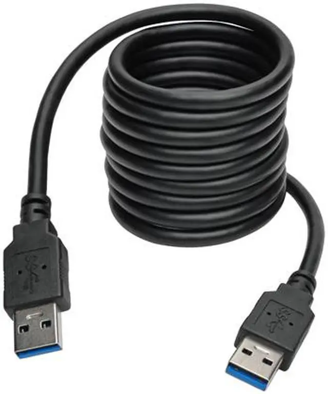 Alt view image 3 of 3 - Tripp Lite 6 ft. USB 3.0 SuperSpeed A/A Cable (M/M), 28/24 AWG, 5 Gbps, Black, 6' (U320-006-BK)