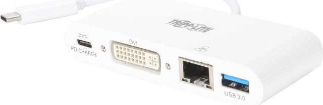 Main image of Tripp Lite USB C to DVI Multiport Adapter Converter Hub 6in USB Type C to DVI (U444-06N-DGU-C)