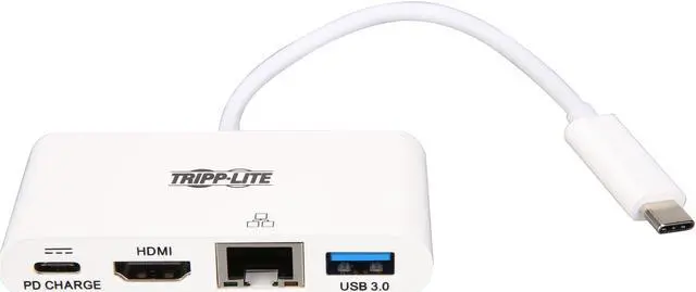 Alt view image 3 of 7 - Tripp Lite USB C to HDMI Multiport Adapter Converter Hub USB Type C to HDMI (U444-06N-H4GU-C)