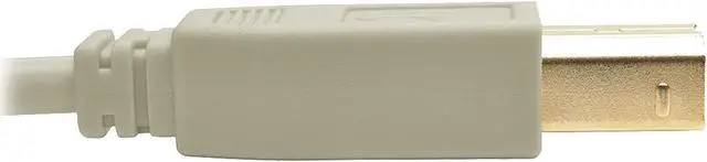 Alt view image 3 of 4 - Tripp Lite 15 ft. USB 2.0 Hi-Speed A/B Cable (M/M), 28/24 AWG, 480 Mbps, Beige, 15' (U022-015-BE)