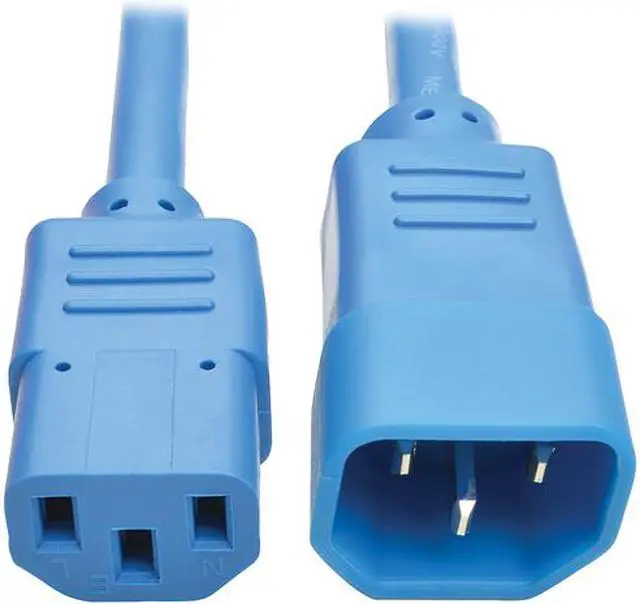 Main image of Tripp Lite Model P004-006-ABL 6 ft. Standard Computer Power Extension Cord, 10A, 18 AWG (IEC-320-C14 to IEC-320-C13) Male to Female