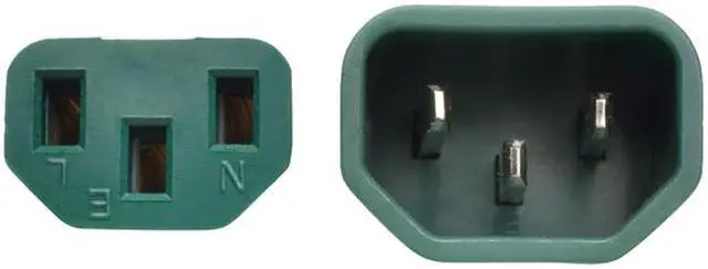 Alt view image 2 of 5 - Tripp Lite Model P004-006-AGN 6 ft. Standard Computer Power Extension Cord, 10A, 18 AWG (IEC-320-C14 to IEC-320-C13) Male to Female