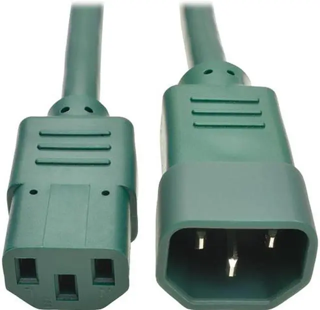 Main image of Tripp Lite Model P004-006-AGN 6 ft. Standard Computer Power Extension Cord, 10A, 18 AWG (IEC-320-C14 to IEC-320-C13) Male to Female