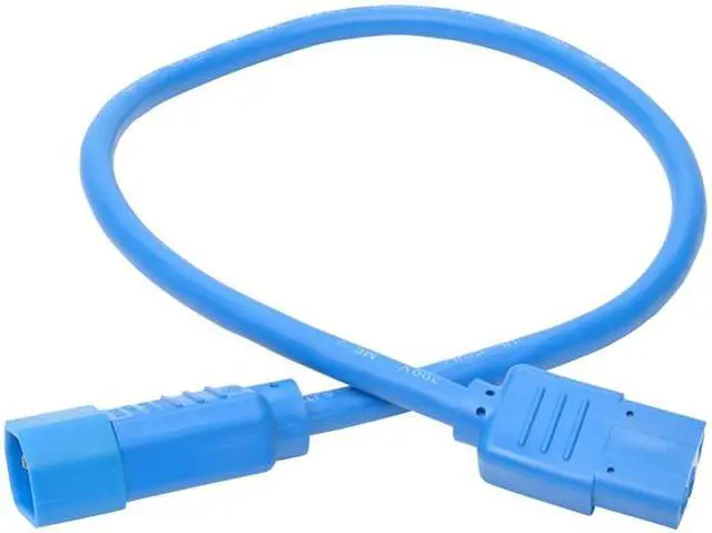 Alt view image 5 of 5 - Tripp Lite Model P005-002-ABL 2 ft. Heavy-Duty Power Extension Cord, 15A, 14 AWG (IEC-320-C14 to IEC-320-C13) Male to Female