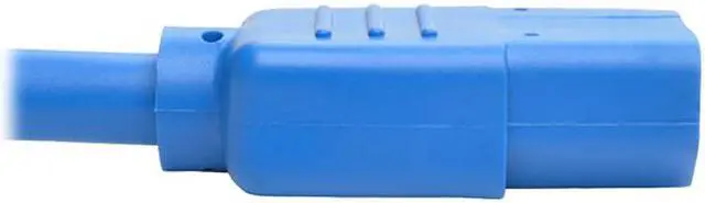 Alt view image 3 of 5 - Tripp Lite Model P005-002-ABL 2 ft. Heavy-Duty Power Extension Cord, 15A, 14 AWG (IEC-320-C14 to IEC-320-C13) Male to Female