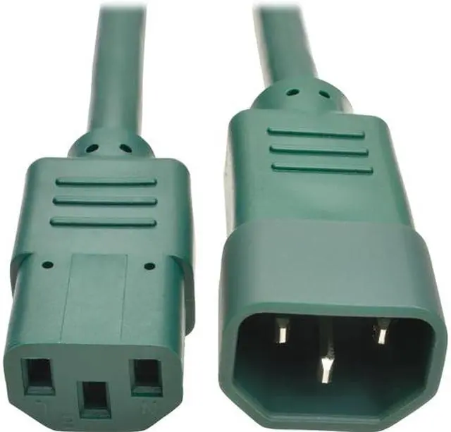 Main image of Tripp Lite Model P005-003-AGN 3 ft. Heavy-Duty Power Extension Cord, 15A, 14 AWG (IEC-320-C14 to IEC-320-C13) Male to Female