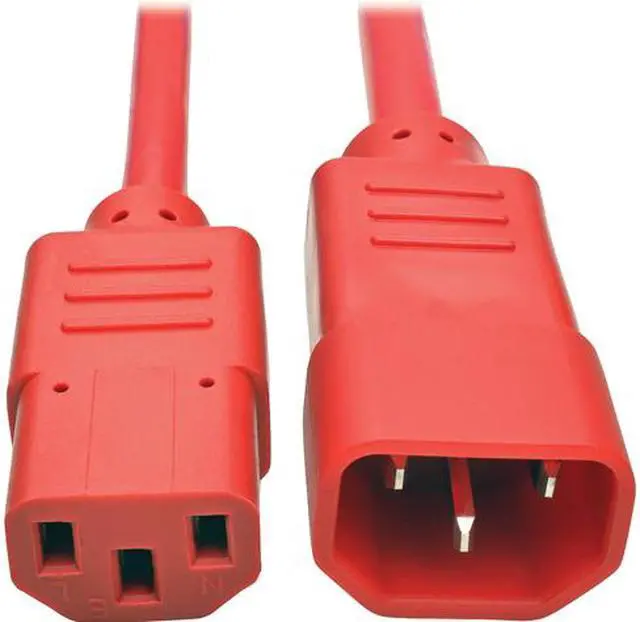 Main image of Tripp Lite Model P005-003-ARD 3 ft. Heavy-Duty Power Extension Cord, 15A, 14 AWG (IEC-320-C14 to IEC-320-C13) Male to Female