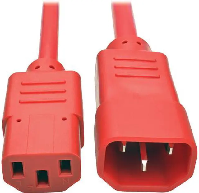 Main image of Tripp Lite Model P005-006-ARD 6 ft. Heavy-Duty Power Extension Cord, 15A, 14 AWG (IEC-320-C14 to IEC-320-C13) Male to Female