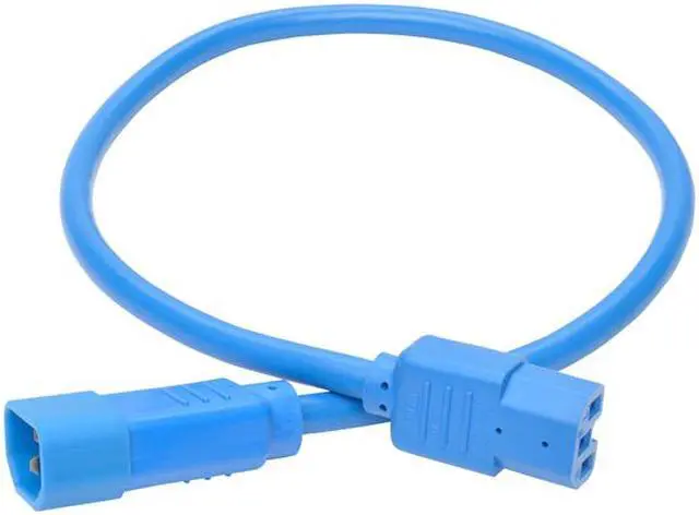Alt view image 5 of 5 - Tripp Lite Model P018-002-ABL 2 ft. Heavy-Duty Computer Power Cord, 15A, 14 AWG (IEC-320-C14 to IEC-320-C15) Male to Female