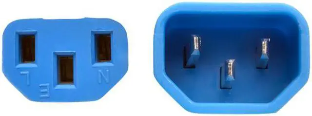 Alt view image 2 of 5 - Tripp Lite Model P004-002-ABL 2 ft. Standard Computer Power Extension Cord, 10A, 18 AWG (IEC-320-C14 to IEC-320-C13) Male to Female