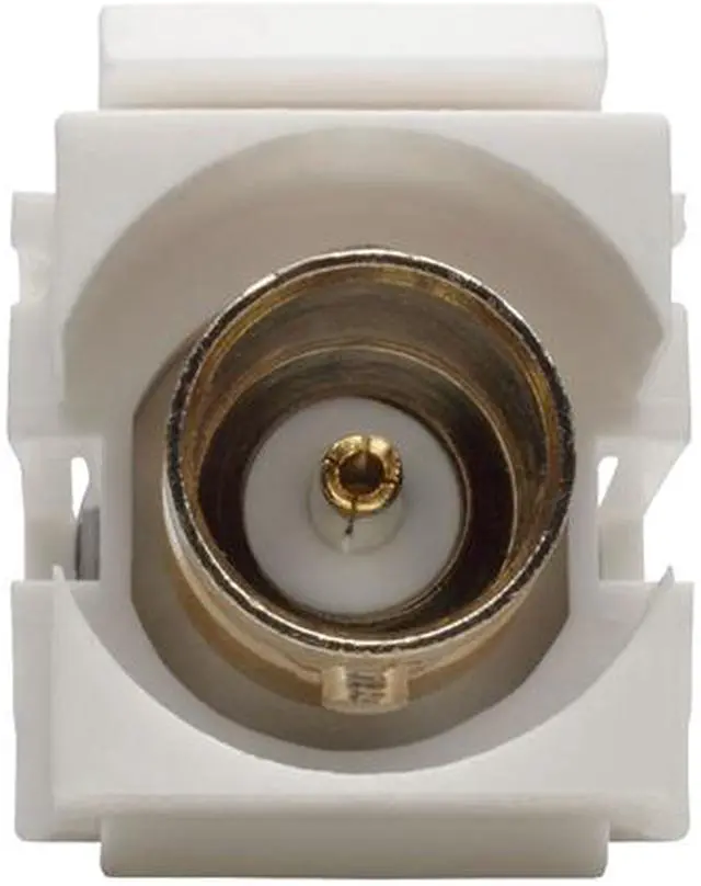 Alt view image 3 of 6 - Tripp Lite BNC All-in-One Keystone/Panel Mount Coupler (F/F), 75 Ohms (A230-001-KP)