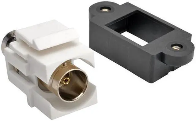 Alt view image 6 of 6 - Tripp Lite BNC All-in-One Keystone/Panel Mount Coupler (F/F), 75 Ohms (A230-001-KP)