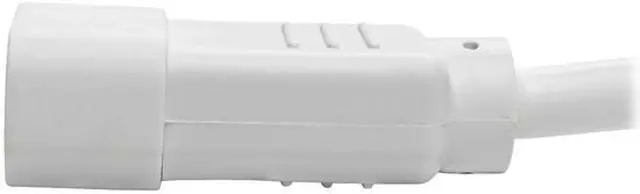 Alt view image 4 of 5 - Tripp Lite Heavy-Duty Computer Power Cord, 15A, 14 AWG (IEC-320-C14 to IEC-320-C15), White, 3 ft. (P018-003-AWH)